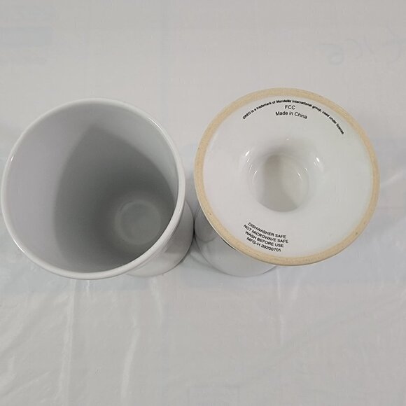 OREO MILKSHAKE Ice Cream Sundae Milk Glass Mugs -  Set of 2 - Picture 12 of 16